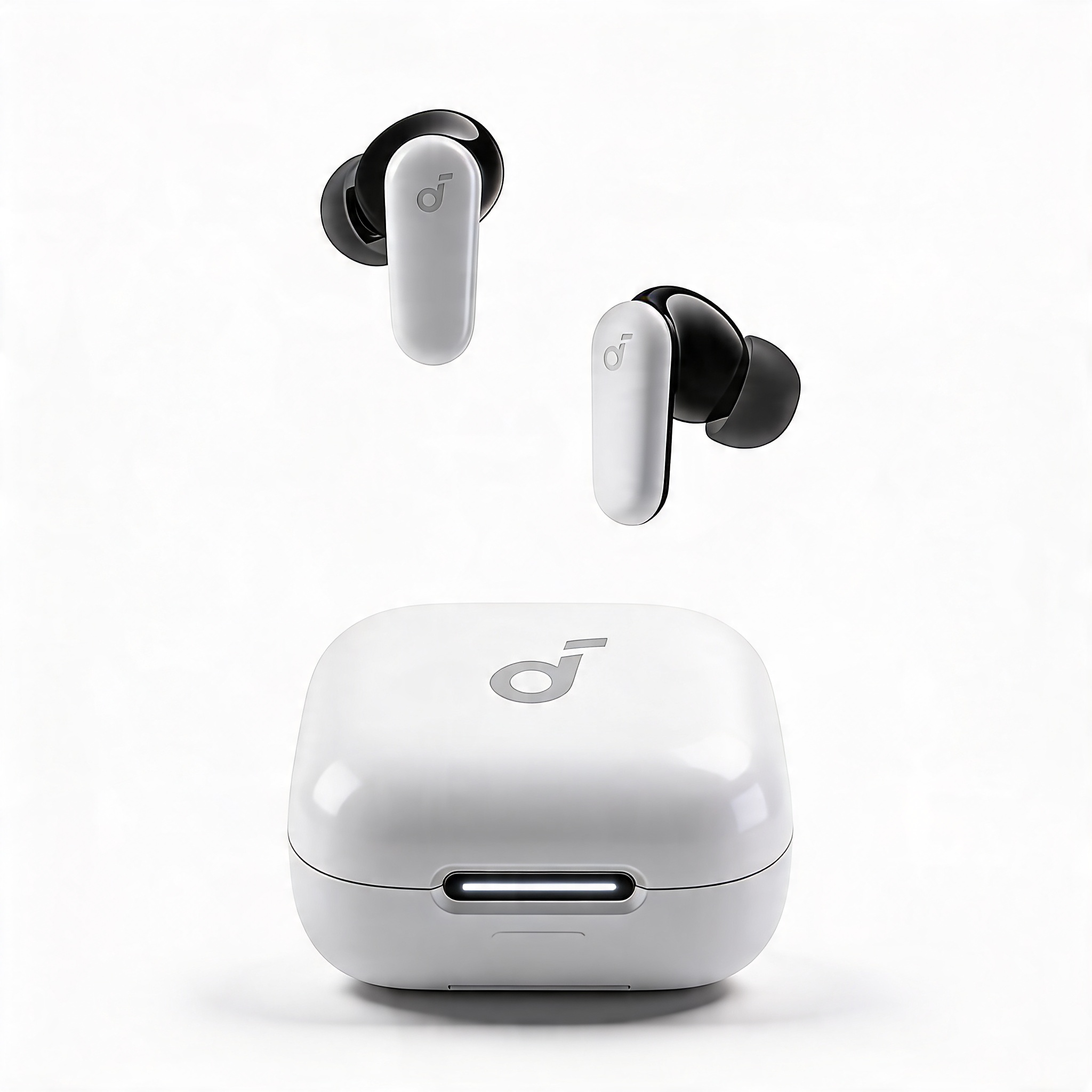 ساوندكور أنكر Soundcore R50i NC سماعات أذن لاسلكية مع ميزة إلغاء الضوضاء التلقائي لون أبيض