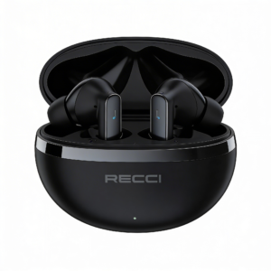 سماعة لاسلكى(RECCI)REP-W88، لون أسود