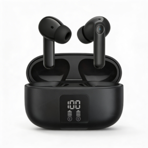 سماعات(JOYROOM)Funpods FN3، لون أسود