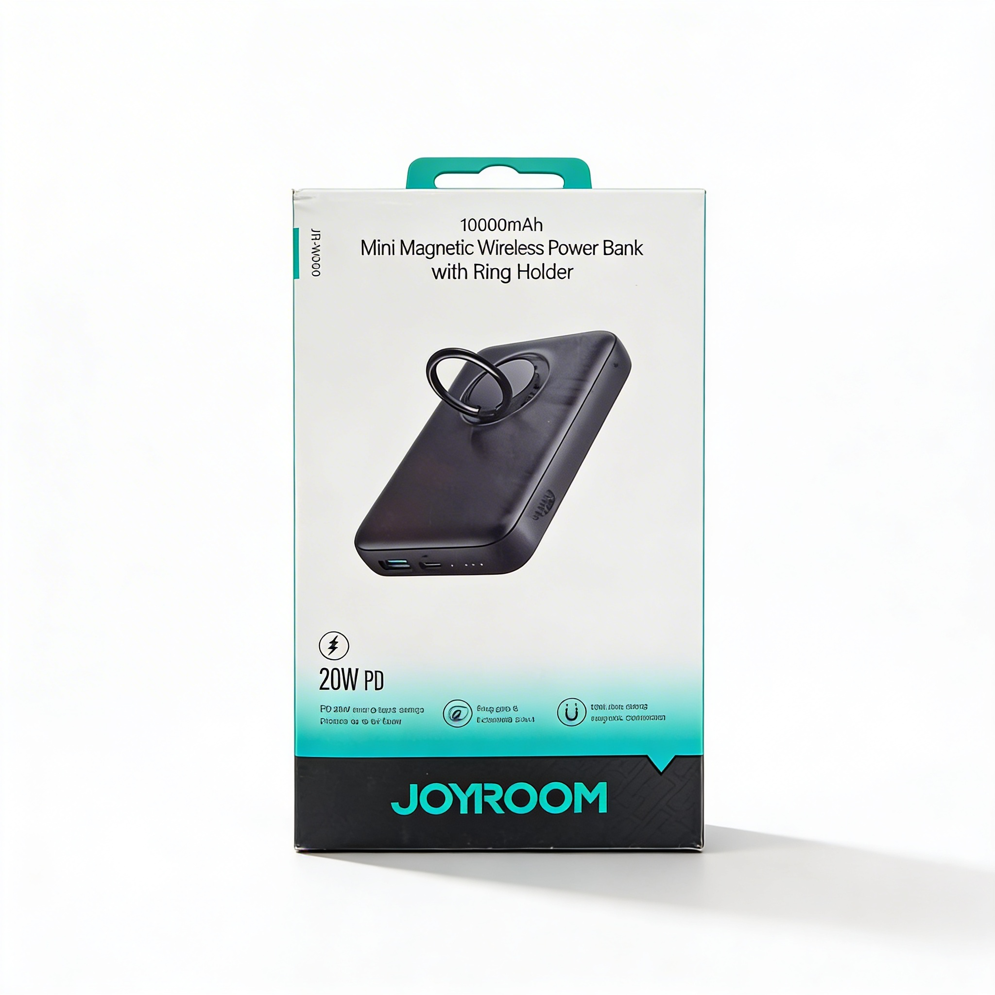 شاحن متنقل وايرلس(JOYROOM)JR-W050،لون أسود - الصورة 3