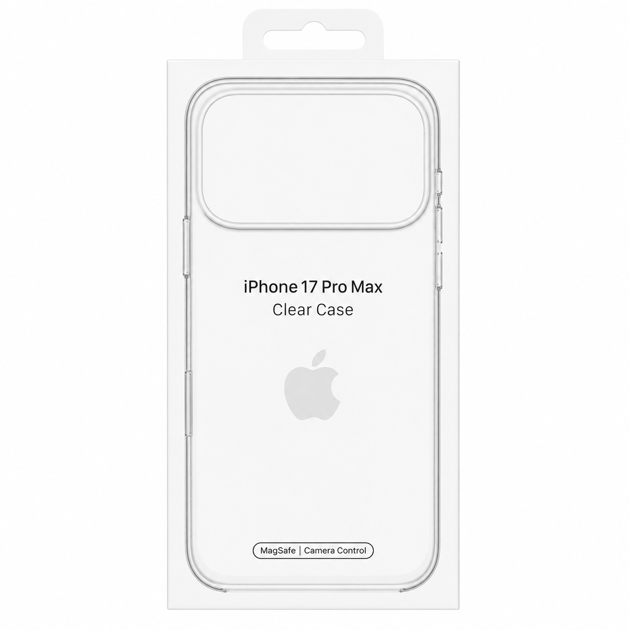 جراب موبايل(Apple)لجهاز iPhone 17 Pro Max مع MagSafe وميزة Camera Control - كفر خلفي متين ومضاد للخدوش، شفاف - الصورة 3