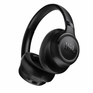 سماعة بلوتوث JBL Tune 730BT المحيطية بصوت جهير نقي وميكروفون مزدوج للمكالمات الواضحة مع تصميم مريح قابل للطي - لون أسود