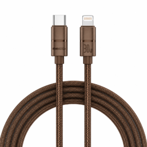 كيبل ايفون PD RECCI Warrior USB-C إلى Lightning سريع 30 واط | قماش مضفر 1.2 متر